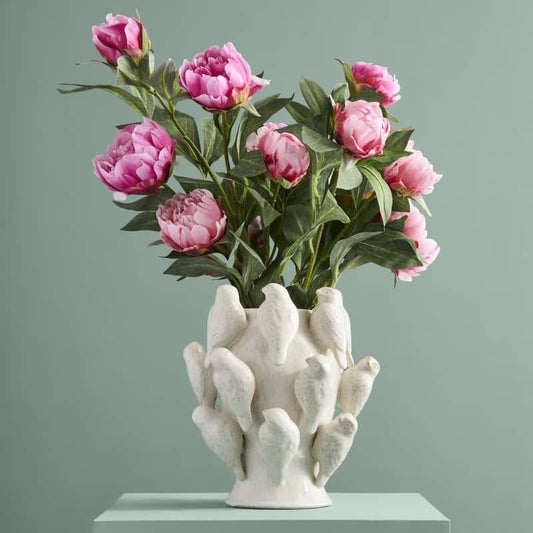 Vase M. Oisillon Blanc