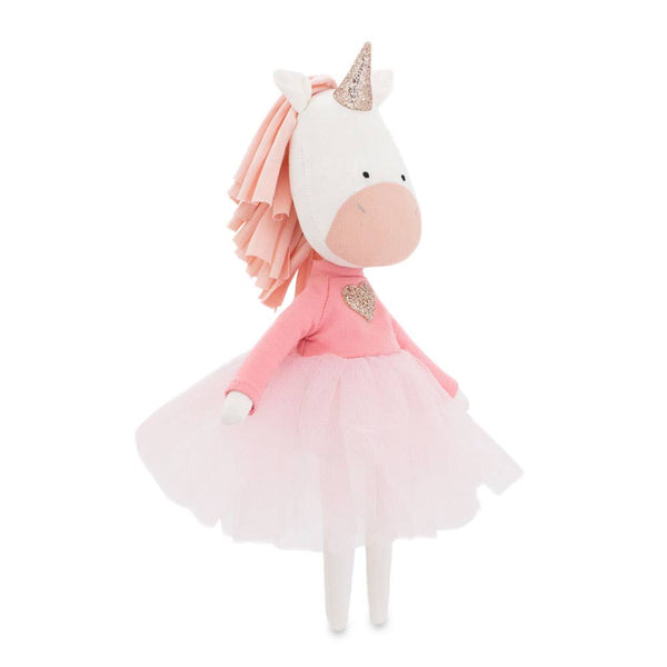 Peluche de algodón Cotti Motti, Daphne el unicornio - 29 cm - a partir de 0 meses