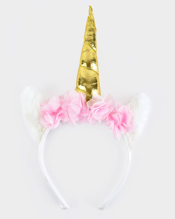 Diadème Licorne avec fleurs