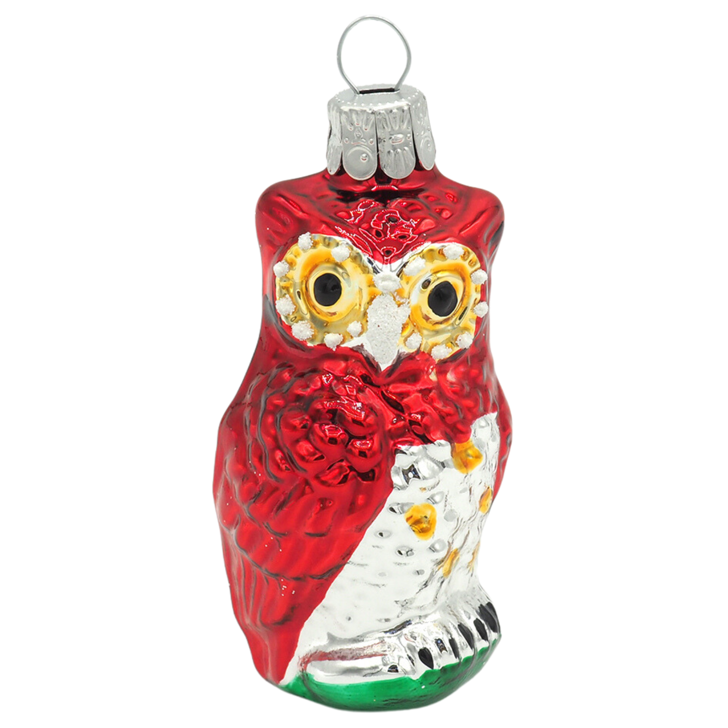 Nostalgic Owl Set - Glass Christmas Decoration