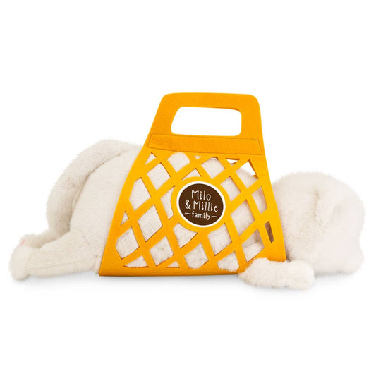 Peluche Milo &amp; Millie, Milo el Gato Blanco (56 cm) - 0+