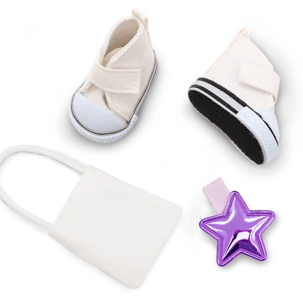 Ensemble de chaussures et d'accessoires de 20 cm