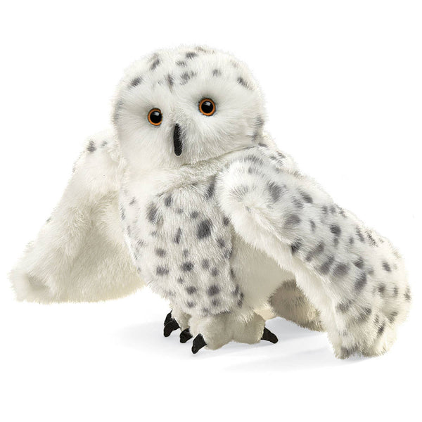 Marionnette à main Harfang des neiges/Harfang des neiges 2236 Folkmanis réaliste