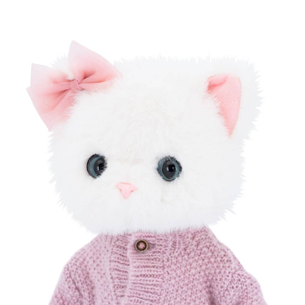 Peluche, Lucky Kitty, Lucky Sophie : Cerises en tricot 38 cm 3+