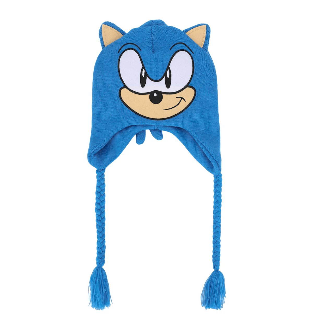 Bonnet péruvien cosplay Sonic avec piquants 3D