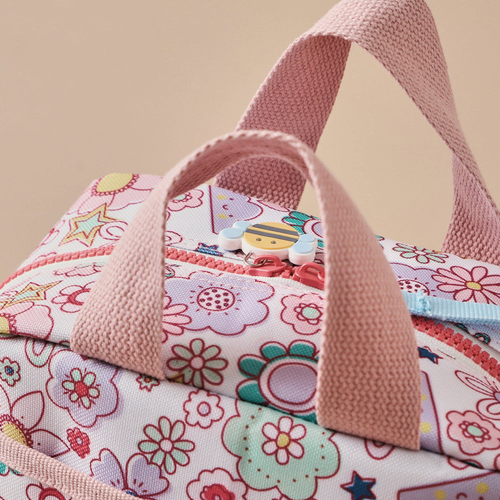Sac Sac à Lunch Isotherme Floral Rétro pour Enfants