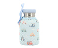 RVS drinkfles met hoes Stadsauto's - 350 ml