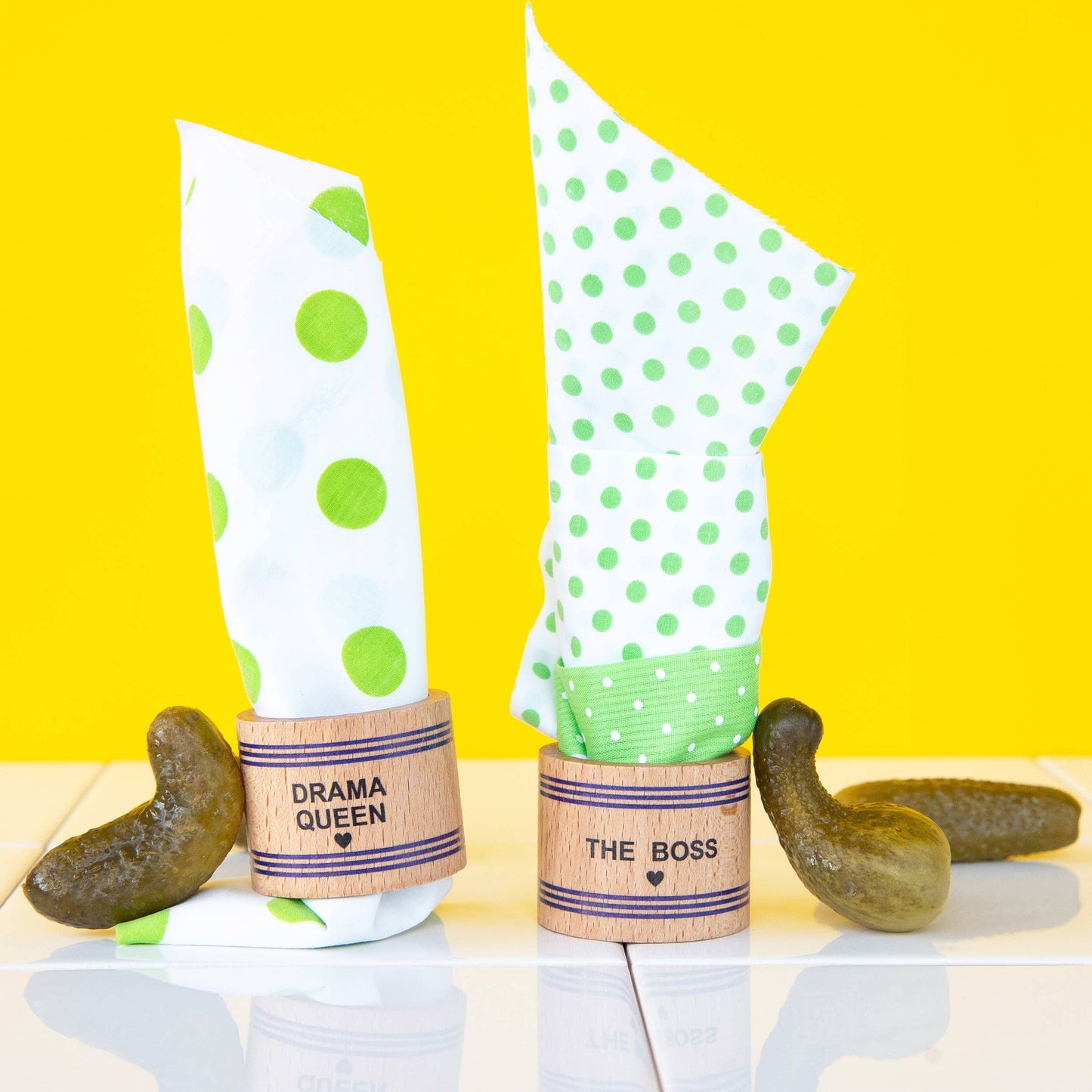 Wooden Napkin Rings – Family Collection