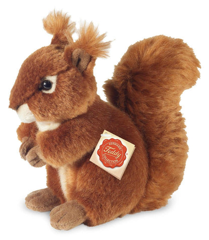 Brinquedo de peluche de esquilo vermelho