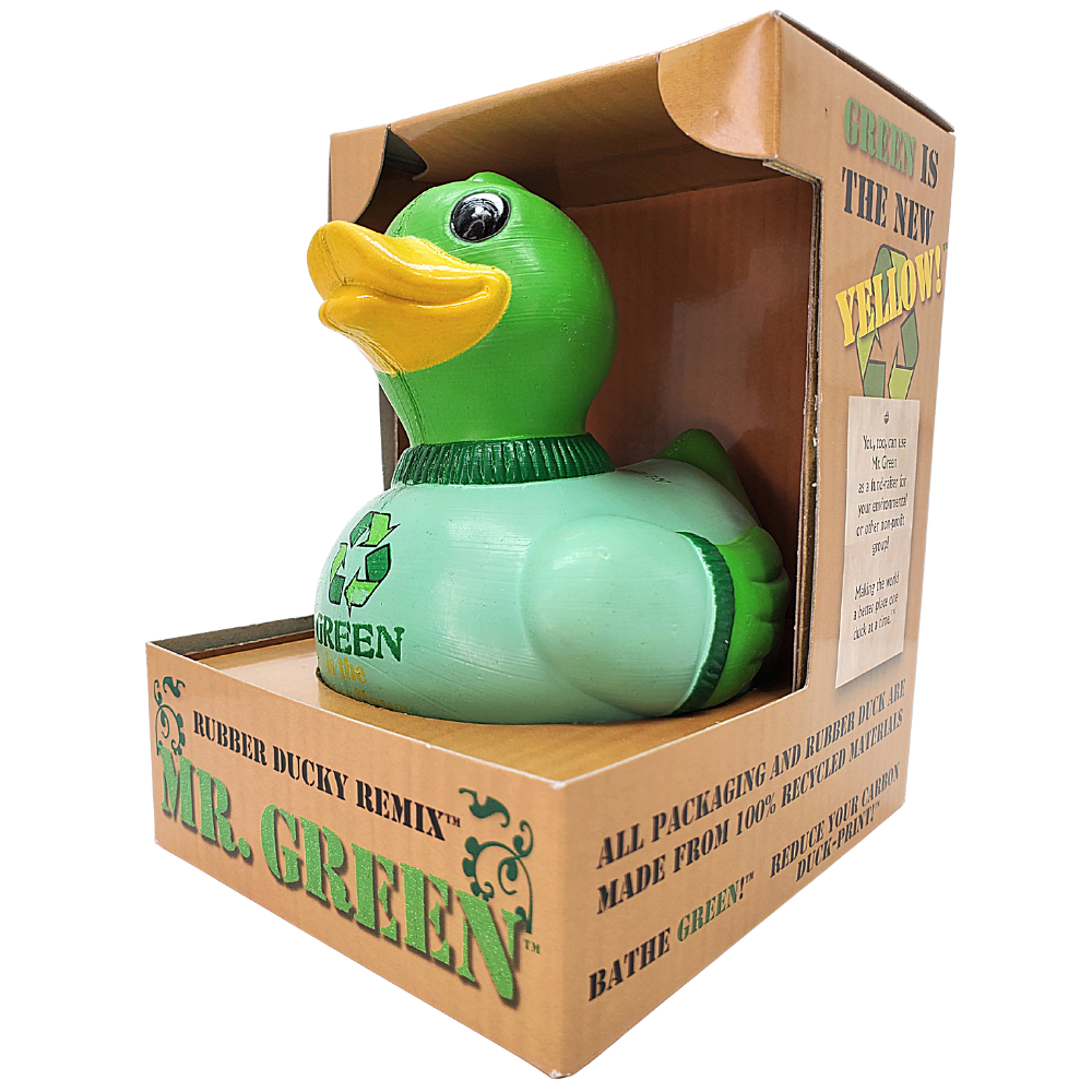 Señor pato verde