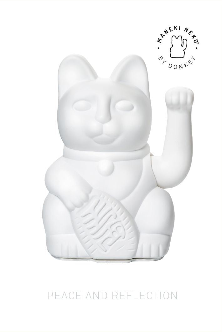 Chat Chanceux Blanc