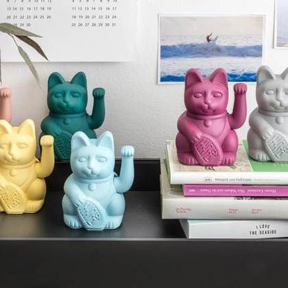 Chat Chanceux Jaune