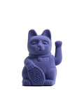 Chat Chanceux Velours Violet