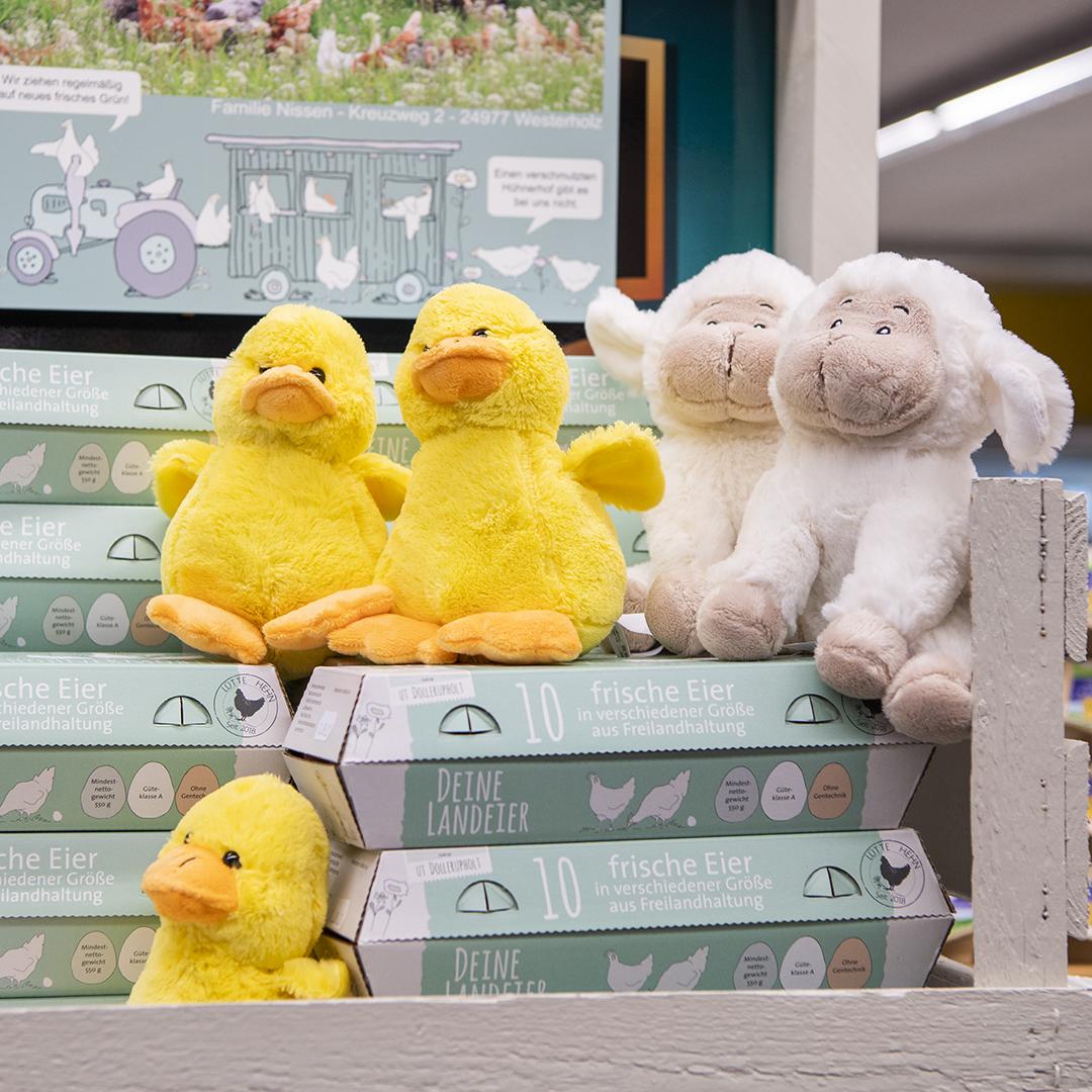 Peluche a forma di anatra gialla
