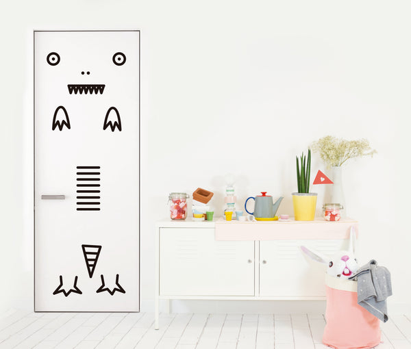 Adesivo per porta della camera da letto Chispum 
