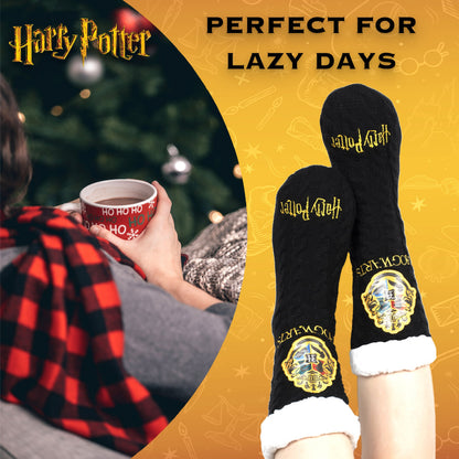 Harry Potter Slippery Chaussettes – noir