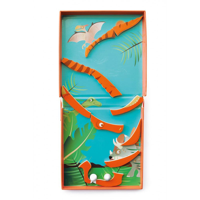 Circuit Billes & Puzzle Magnétique - Dinosaure