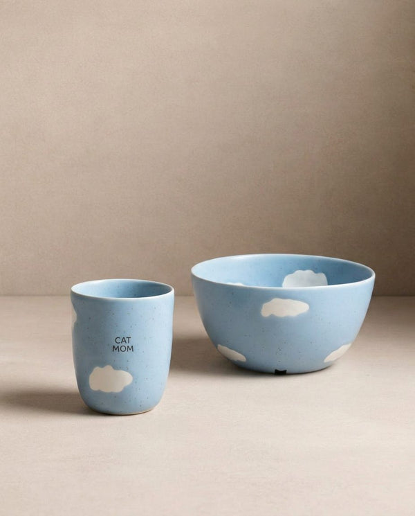 Cloud Cat Mom 2 Pieces Set