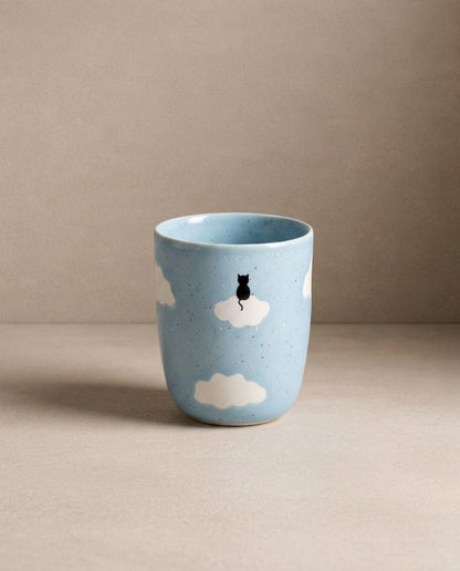 Cloud Medium Cup 220ml Cat Mom & Dad 2 Pieces Set