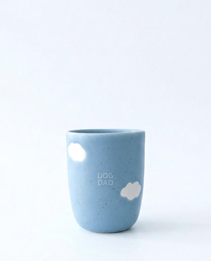 Cloud Medium Cup 220ml Dog Dad White