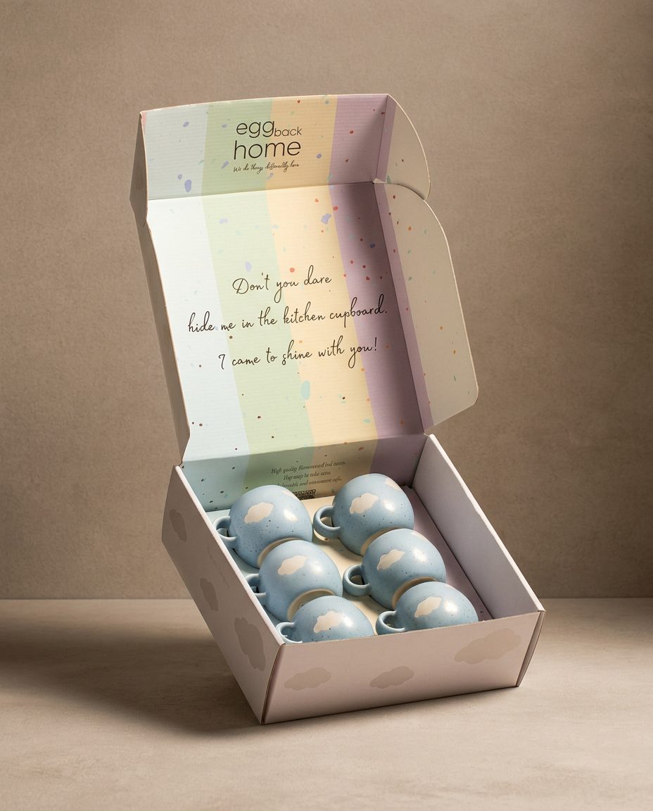 Cloud  Mug 90ml 6 Pieces Set Gift Collection