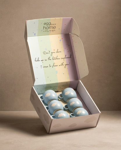 Cloud  Mug 90ml 6 Pieces Set Gift Collection