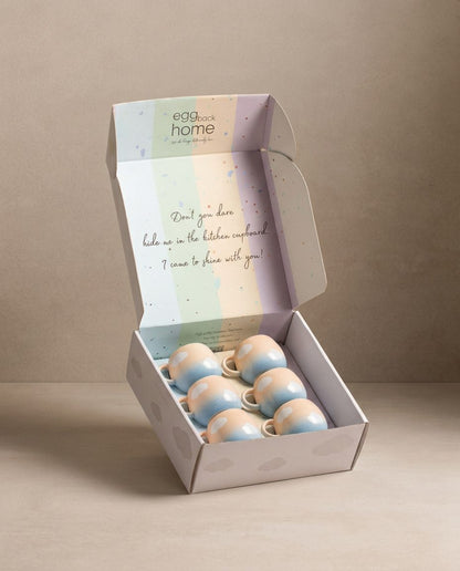 Cloud  Mug 90ml 6 Pieces Set Gift Collection
