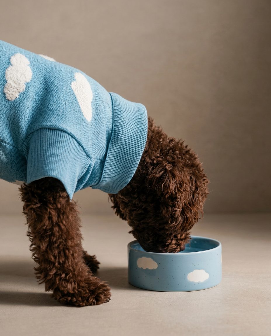 Cloud Pet Bowl 14cm 2 Pieces Set