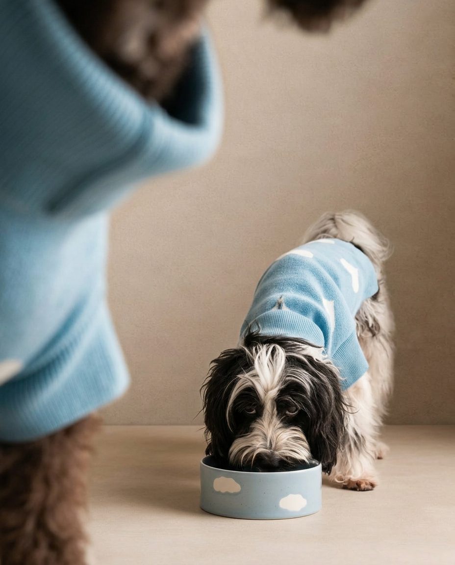 Cloud Pet Bowl 14cm 2 Pieces Set