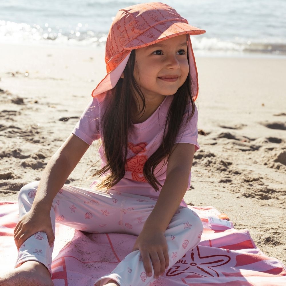 UV Sun Cap - Pink - Coastal Charm