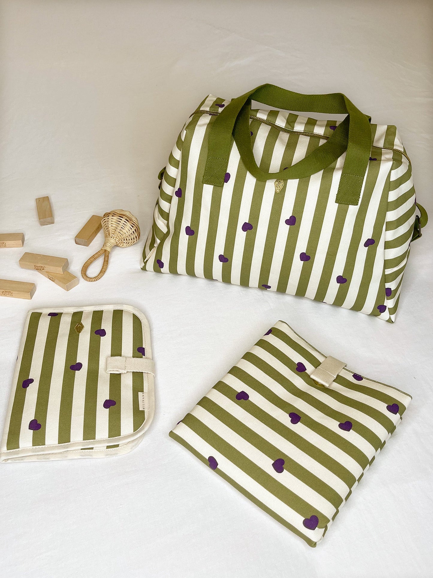 Coffret maternité Stripe & Love