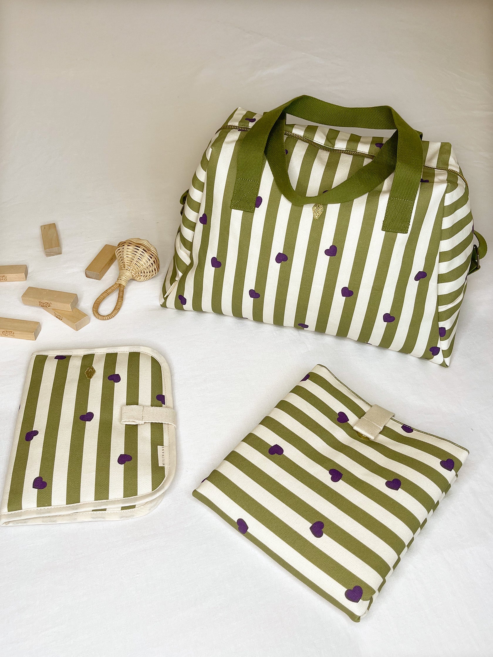 Coffret maternité Stripe & Love
