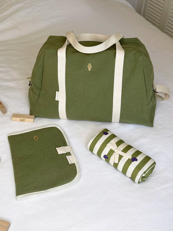 Coffret maternité Olive et Stripe & Love