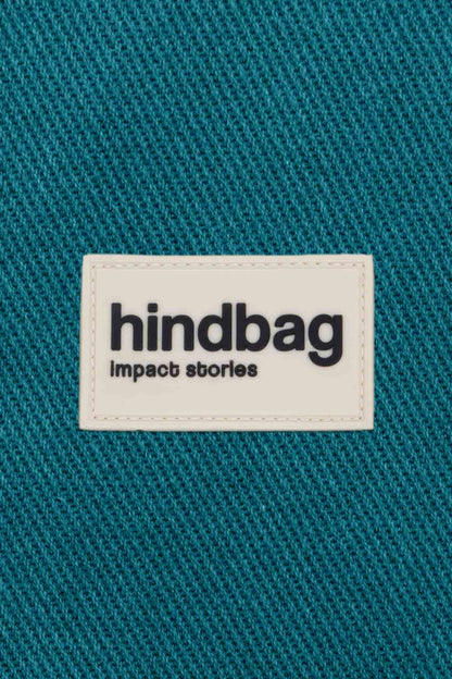 Sac hobo Claire Bleu paon