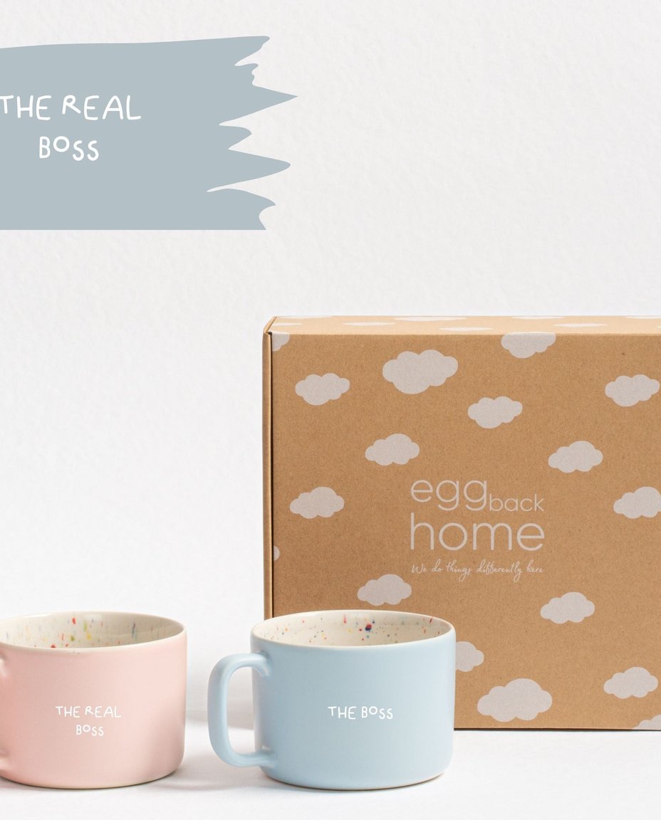 Couples Quote - Stoneware Breeze Mug 450ml Set of 2