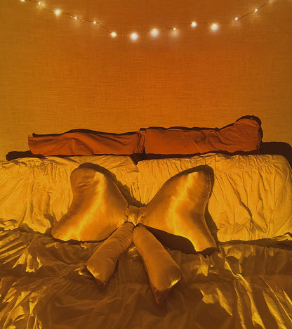 Coussin noeud en satin