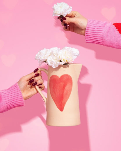 Pichet en grès Cozy Hearts 1.5L Édition limitée