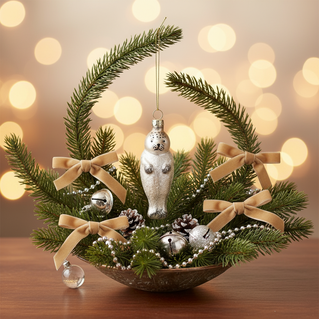 Boule de Noël Bébé Phoque