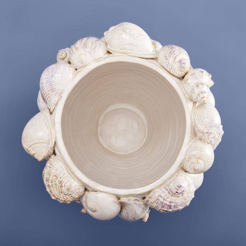 Vase Coquillages, Grès Naturel M