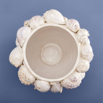 Vase Coquillages, Grès Naturel M