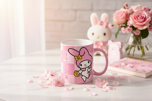 Tazza Sanrio - La mia melodia a scacchi