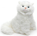 Peluche Chat Persan Blanc Assis