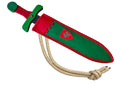 Épée Softik Verte + Fourreau Lion