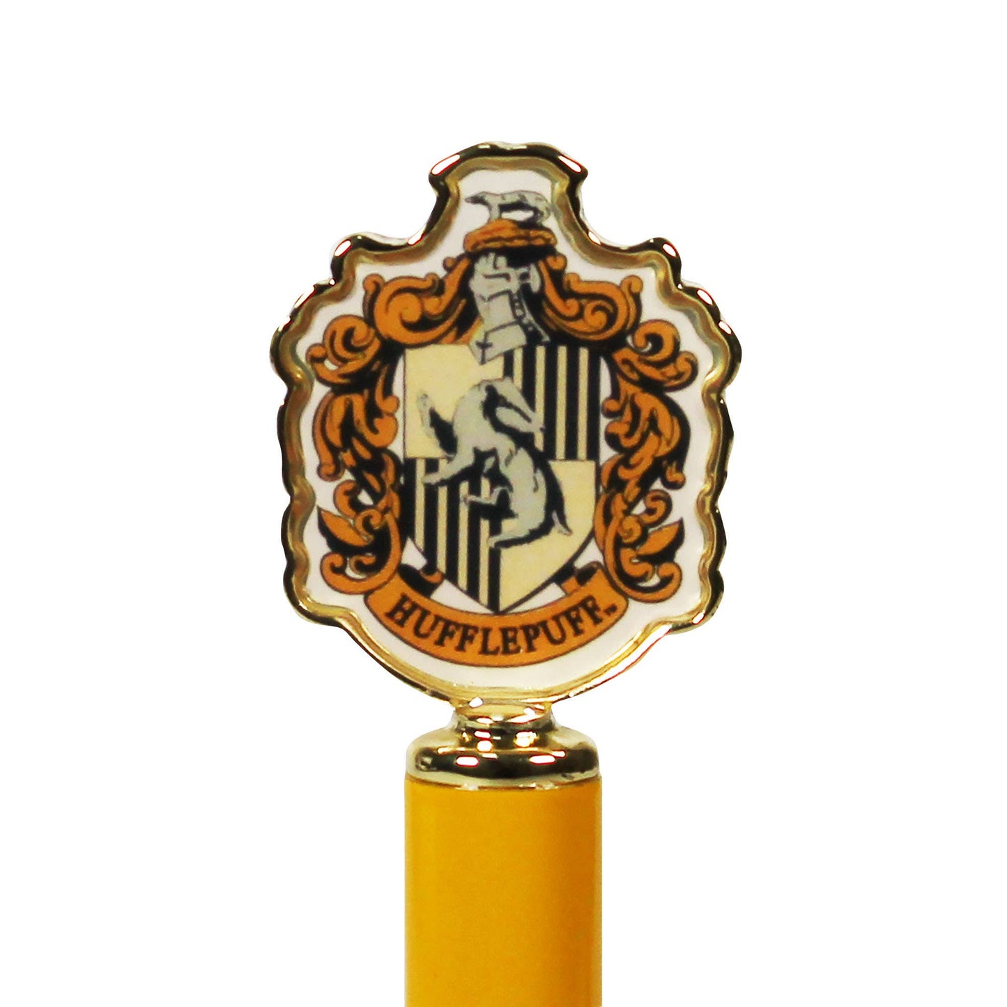 Stylo à bille 2D en métal Harry Potter - Poufsouffle