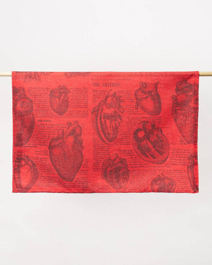 Torchon Cœur Anatomique – produit scientifique Cognitive Surplus EU, vue 3