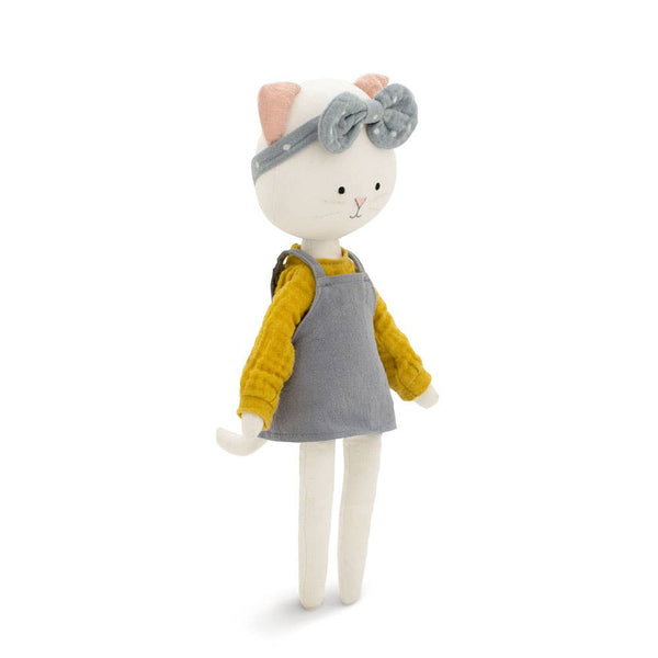 Peluche de algodón, Cotti Motti, Christy la gata (30 cm) -0+