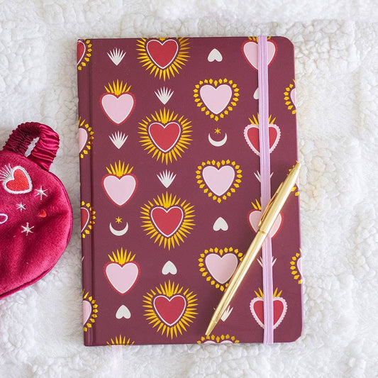 Cuaderno A5 de San Valentín con forma de corazón