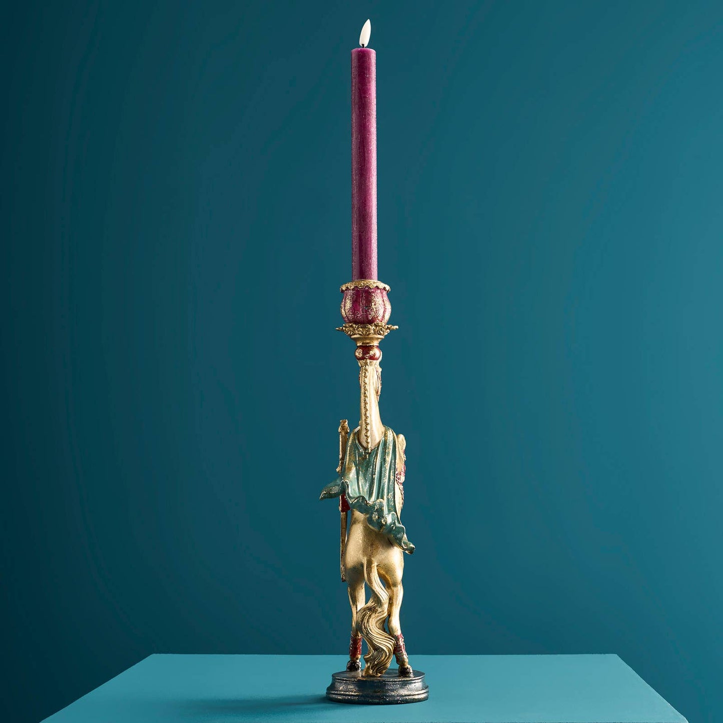 Circus Horse Chandelier, Gold, 17.5 x 9.5 x 36.5 cm