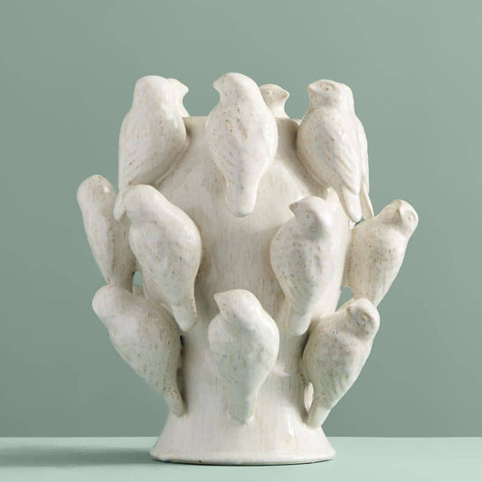 Vase M. Oisillon Blanc