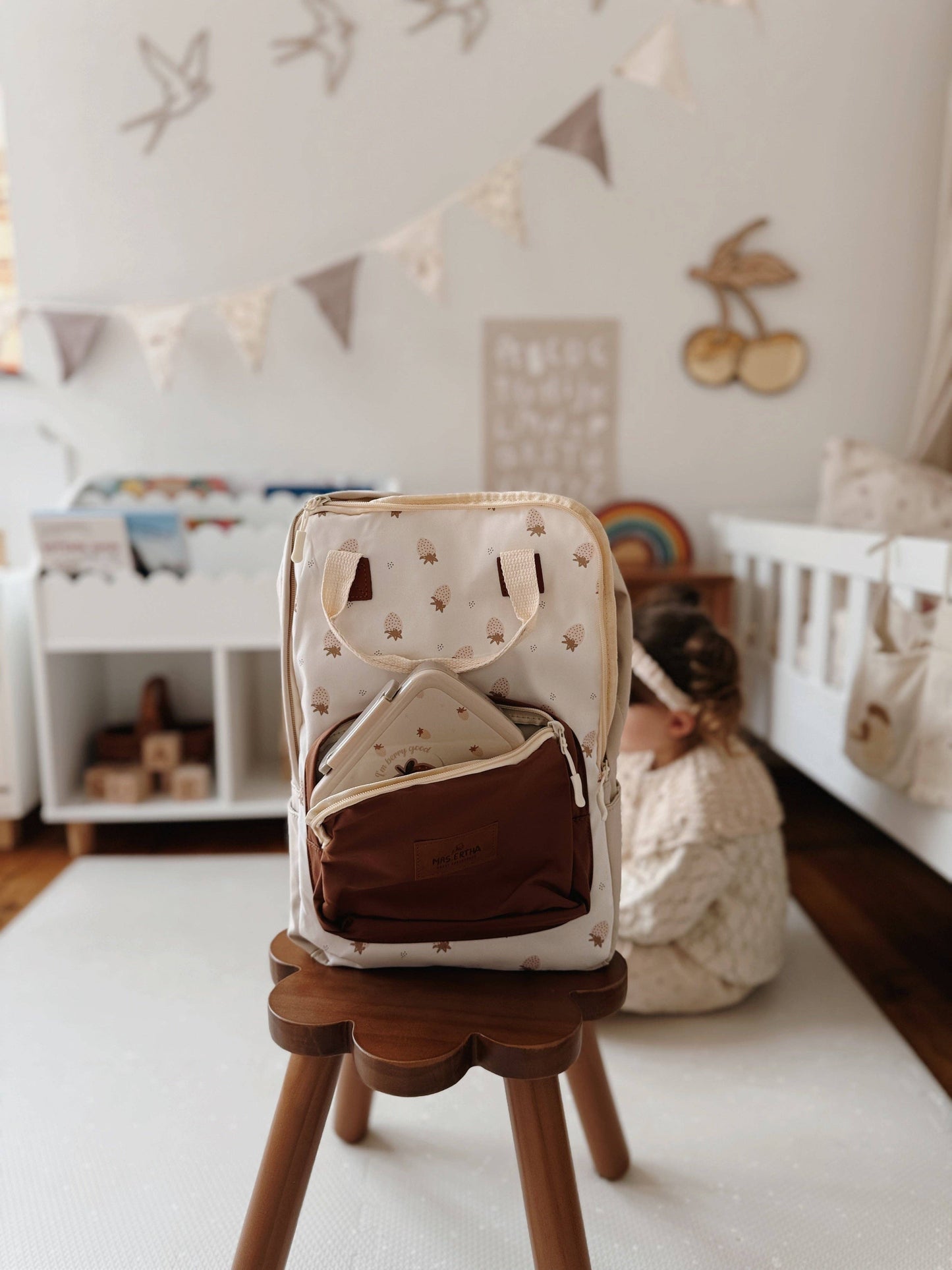 Kids' Backpack - Strawberries
